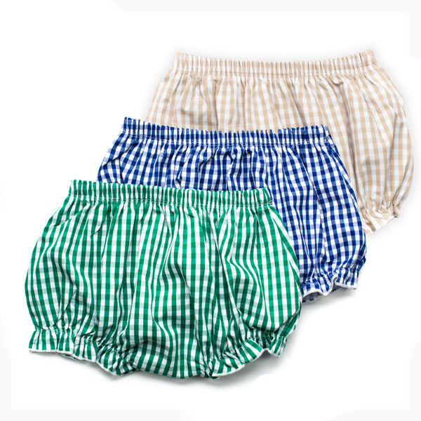 Short vichy beige